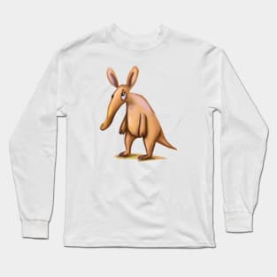 Cute Aardvark Drawing Long Sleeve T-Shirt